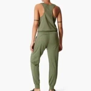 Sweaty Betty Gary Sleeveless Jumpsuit - Heath Green